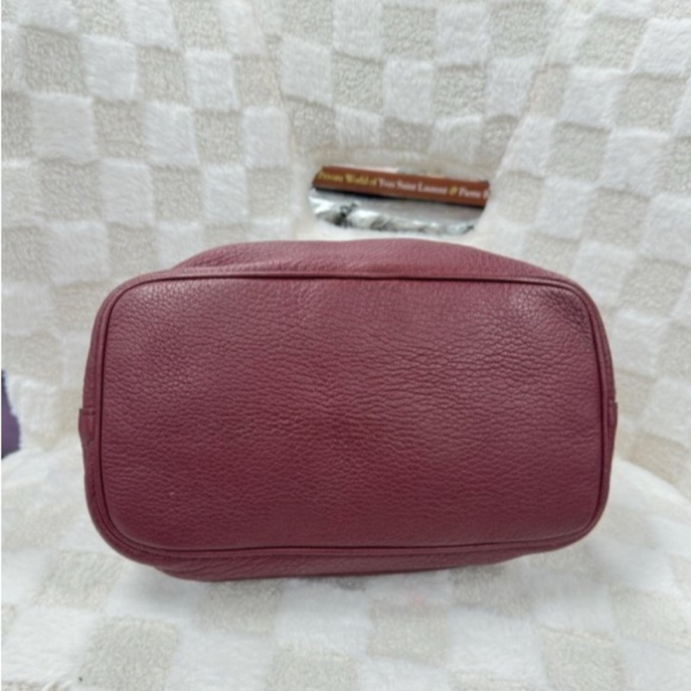 Prada Burgundy Leather Women's Bag - Picture 3 of 9
